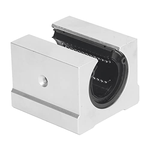 SBR30UU Linear Motion Slider Block Premium Aluminum Alloy Low Friction Low Noise Bearing Sliding Block Replacement for CNC Machine Industrial Equipment