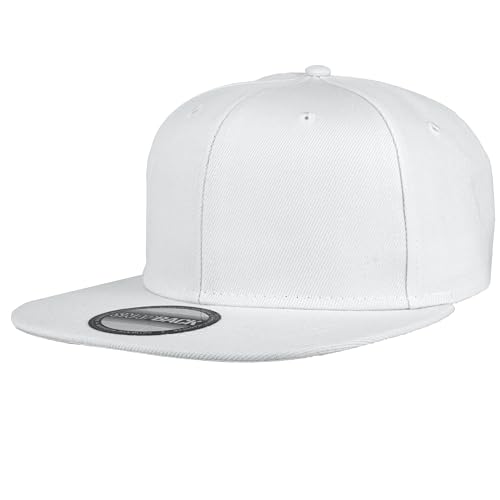 Image of Gelante Plain Blank Flat Brim Adjustable Snapback Baseball Caps LOT 6 Pack