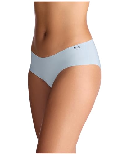 Image of Under Armour Women's 3-pack Pure Stretch No Show Hipster Underwear, All-day Comfort & Ultra-soft Fit