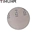 Timunr 100Pcs 5 Inch Sanding Disc Roll 120 Grit No Hole Hook and Loop Sanding Discs Fit for Automotive, Marine, Industrial, Woodworking