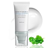 Tinted 𝐶𝑒𝑛𝑡𝑒𝑙𝑙á Sunscreen SPF50 PA++++, 50ML Cen-tella Madagascar Face Sun Screen Long-Lasting Protection, Hyalu Cica Water-Fit Sun Serum Matte No White Cast for All Skin Type and UV Defense