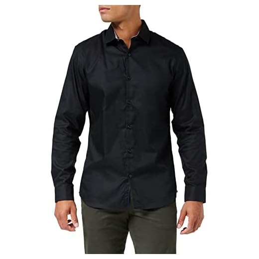 Selected Homme SLHSLIMNEW-MARK skjorta LS B NOOS skjorta, svart, S