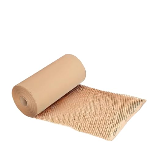 Alternativa al plástico de burbujas, Rollo los 30cm el 10m y 20m del papel panal for regalos paquetes en movimiento(30cm-10m-brown)