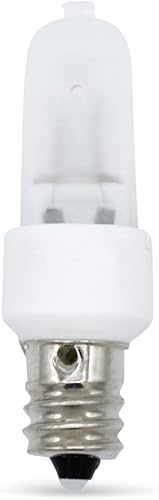 lumenivo Bulbrite KX60FRE12 - Bombilla de rosca para candelabro Bulbrite KX60FRE12 (E12) de 60 vatios, escarcha, 120 voltios xenón E12 Krypton,