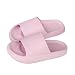 Minetom Donna Uomo Ciabatte con Cuscino Sandali da Doccia Ciabatte da Piscina Pantofole Aperte Pantofole da Interno Spiaggia Piscina Slide Morbidi Pantofola A Rosa 38/39 EU