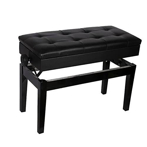KOIAMVZW Tabouret de Piano en Simili Cuir Duet Banc de Piano Robuste Tabouret Double en Cuir Confortable rempli d’éponge Haute résilience, Hauteur réglable et Pratique - Les Beatles, Paul McCartney, John Lennon, RIngo Starr, George Harrison KOIAMVZW Tabouret de Piano en Simili Cuir Duet Banc de Piano Robuste Tabouret Double en Cuir Confortable rempli d'éponge Haute résilience, Hauteur réglable et Pratique