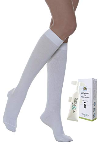 Chaussettes en coton bien-être quotidien soin Macadamia et compression