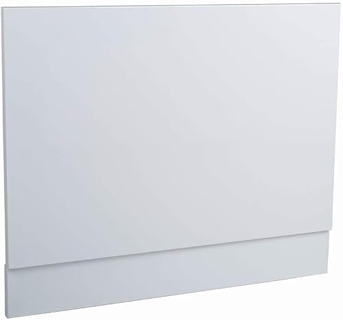 Aquariss Gloss White 700Mm Wood Wrapped Shower Bath End Panel