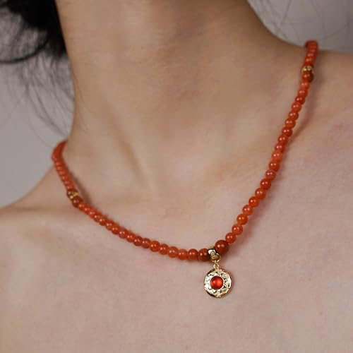 Image of Five Elements 18K Gold Vermeil 3 Layered Crystal Gemstone Beads Bracelet & Necklace for women Solid 925 Sterling Silver 18K Gold or White Gold Plated jewelry