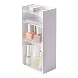 Photo Gallery yamazaki home jewelry & makeup organizer, standup cosmetic storage box, vetrina, vassoi piatti | plastica, taglia unica, bianco Photo Gallery yamazaki home jewelry & makeup organizer, standup cosmetic storage box, vetrina, vassoi piatti | plastica, taglia unica, bianco