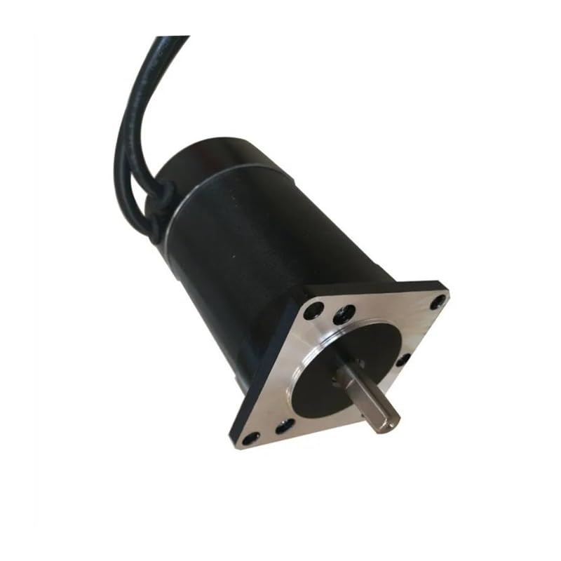 POWTAXBJGD Square Flange 57mm Round Body 24V 1000RPM 60W 0.6N.m Brushless DC Electronic Starter Length 95mm BLDC Electronic Starter(150W 3000RPM 24V)