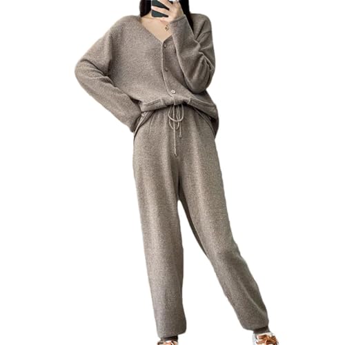 Pull ample long et leggings en laine pour vos moments de détente chez soi