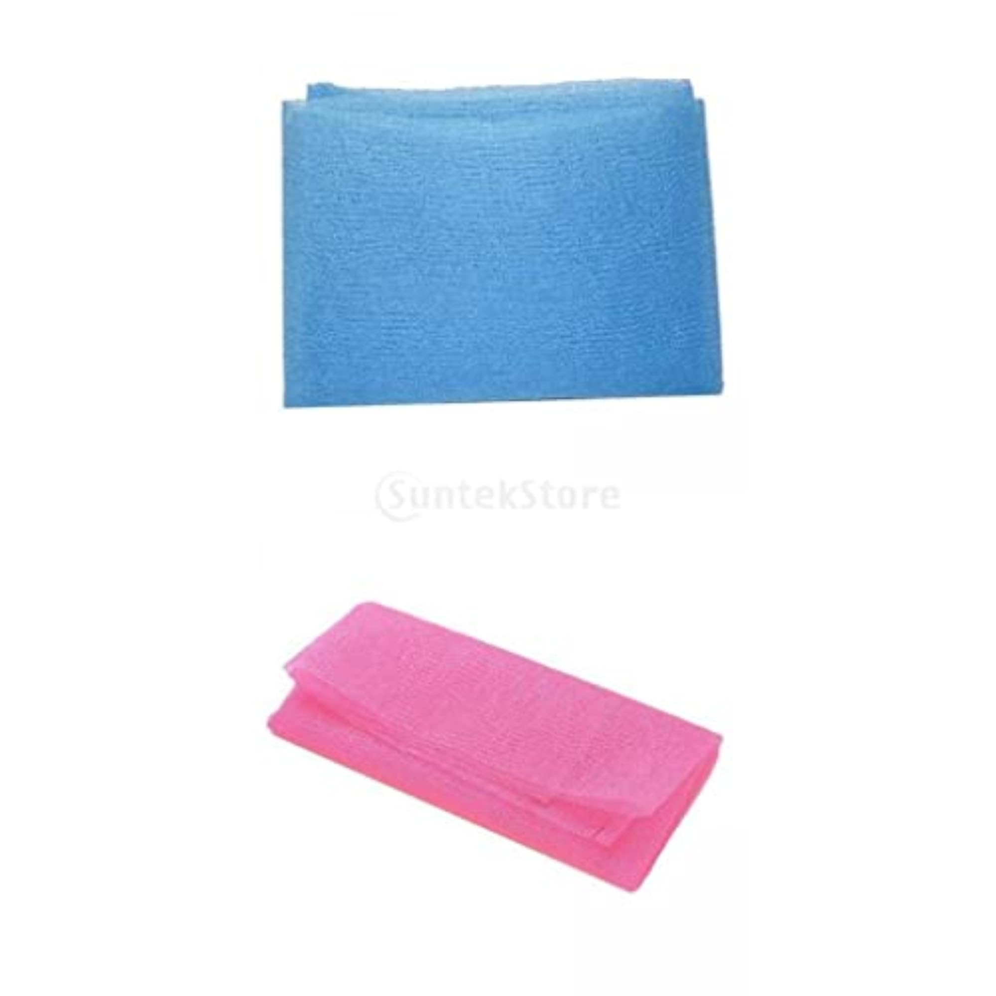 2Pcs Nylon Exfoliating Bath Towel Cloth