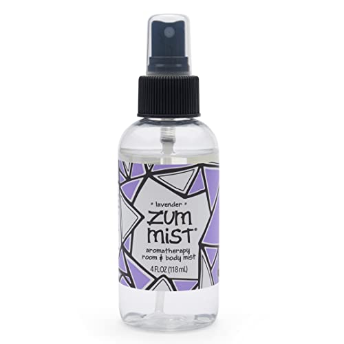 Zum Indigo Wild Mist Room & Body Spray – Aromatherapy Essential Oil Spray – Natural Body Mist & Room Spray – Lavender Scent – 4 fl oz