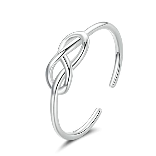Bague infini géométrique pour fiançailles et bijoux tendance femme