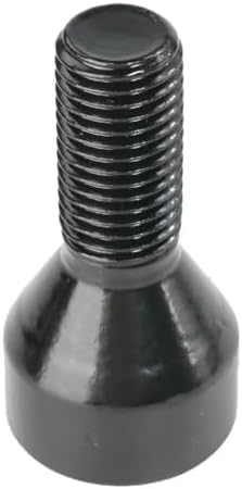 Wheel Stud Compatible with for X1 X3 X5 X6 Z4 2006-2016 M14x1.25 M12x1.5 Alloy Steel Wheels Lock Bolts Lug Nut Key 36136776076 4pcs(M12x1.5)