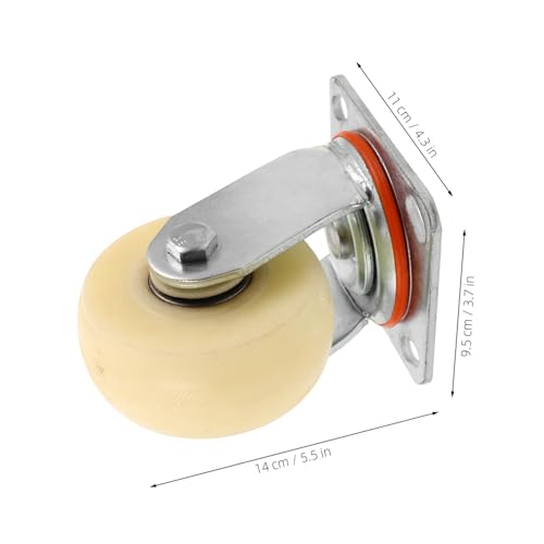 Roulettes pivotantes nylon pour meubles et chariots déplacement fluide