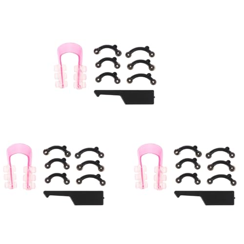 Baglaum 3X 3 Size 3D Invisible Beauty Nose Clip Massage Nose Up Lifting Shaping Clip Clipper Shaper Bridge Straightening