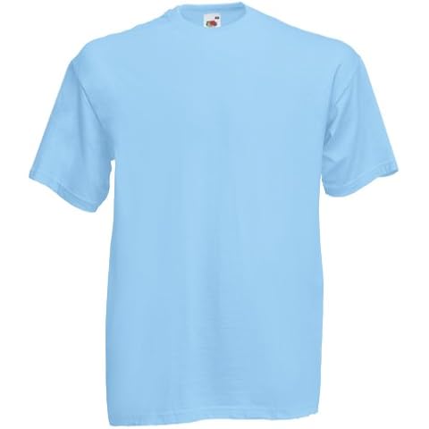 Fruit of the Loom Sky Blue T-Shirt for Men Cover