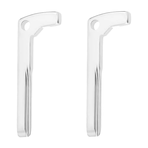 Ludom Lot de 2 petites clés de rechange pour voiture, non poncées, compatibles avec W204, W212, W176, W246