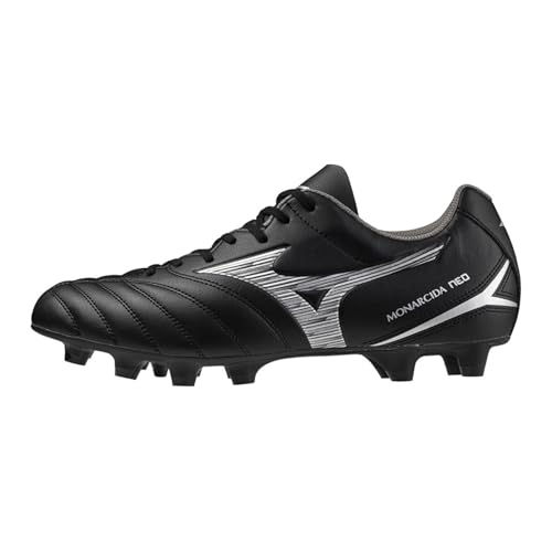 Mizuno Botas de fútbol para Hombre, Negro, 43 EU