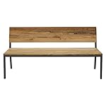 OUTLIV. Kobe 3-Sitzer Gartenbank Edelstahl & Teak