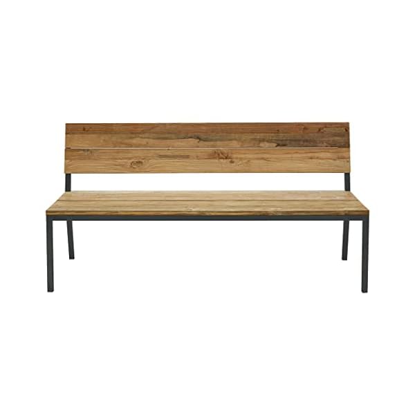 OUTLIV. Kobe 3-Sitzer Gartenbank Edelstahl & Teak