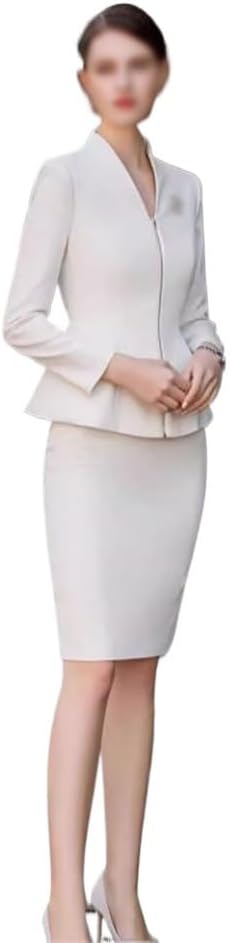 Zip Collarless Suit Suit Business Reception Tooling Professional Temperament Work Clothes