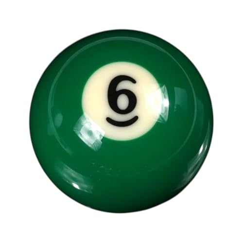 Empire USA #6 Pool Ball Replacement Billiards Ball, 2-1/4" (2.25-Inch) American Standard Size Billiard, Billiard Pool Table Accessories（6#）