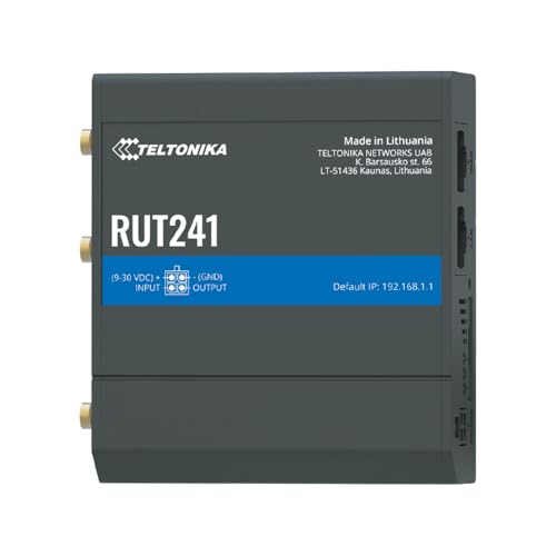 RUT241 LTEルーター TELTONIKA テルトニカ TELTONIKA 個人、法人、産業用4G / LTE WiFiルーター RUT240