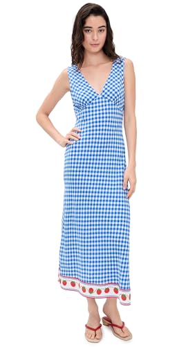 Rails Women's x Giadzy Serafina Dress, Gingham Tomatoes, XS at