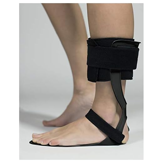AFO - Ankle-Foot-Orthosis Medicalab | 100% Tillverkat i Italien Fotstöd | Justerbart Fotledsstöd & Skena för Fotfall | Hjälpmedel vid Hallux Valgus, Nervskador, Muskelstörningar