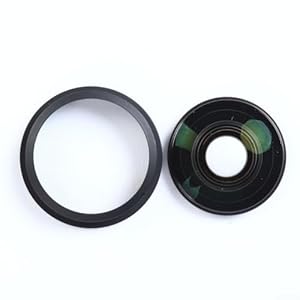 Lentille de rechange en verre optique pour Insta360 X4, résistante aux rayures, optique de précision pour imagerie panoramique, pour réparation et mise à niveau de caméra d'action