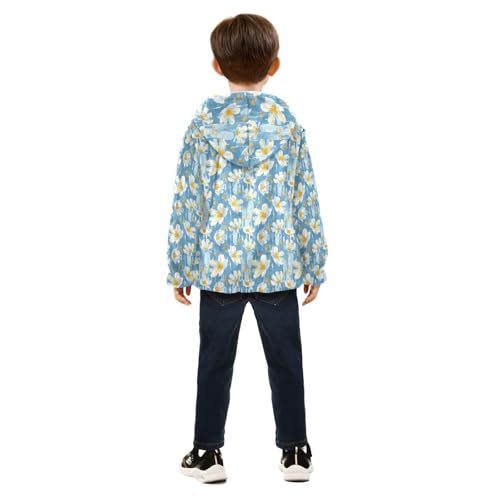 Flowers Boys Fleece Coat,Children's Zip-Up Hoodie Jacket,Baby Warm Fashion Outerwear 3-10T,A1133494