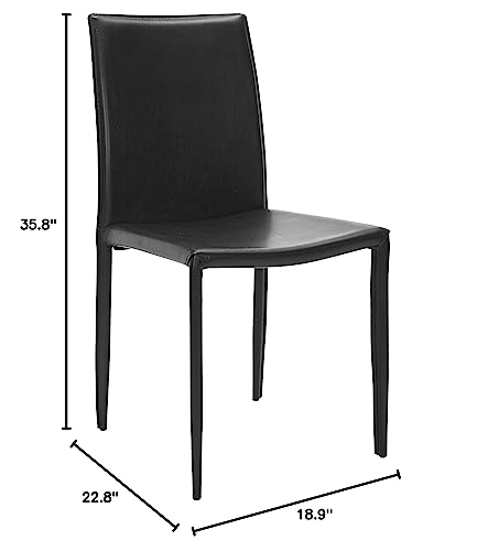 Safavieh Home Collection Karna Modern Black Dining Chair (Set Of 2) #TOP7