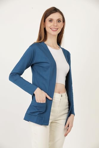 Image of Women's Cotton Pocket Shrug