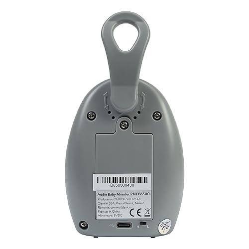 PNI B6500 elektroniczna niania audio, domofon, z lampką nocną, funkcją Vox i Pager, regulowana czułość mikrofonu