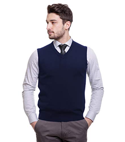 Image of BASE 41 Men's Wool V-Neck Sweater