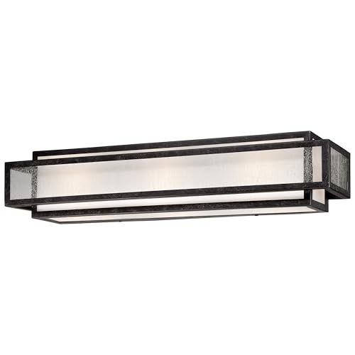 Image of Minka Lavery 4873-283 Camden Square 3 Light Bath Lighting, Aged Charcoal Finish