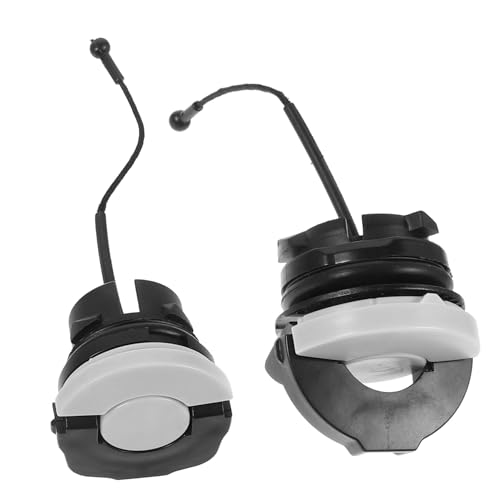 BESPORTBLE 4-pack Gas Cap Replacement Universal Can Cap for Lawn Mowers Chainsaws Easy Install Plastic