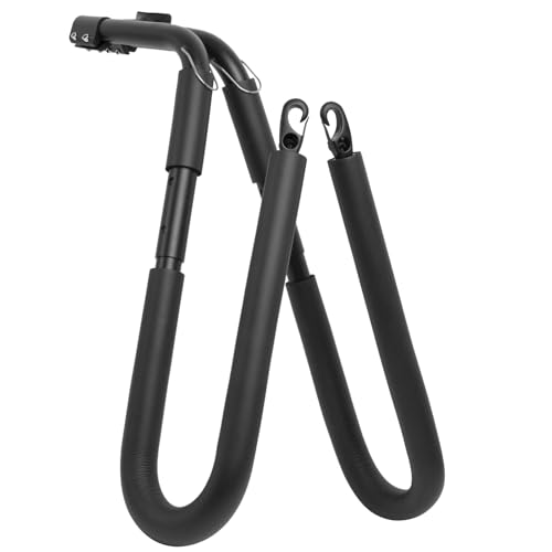 Surfboard Bike Rack, Adjustable Bike Surfboard Carrier Bracket, Fits Boards Up to 8 FT, Compatible with Short...