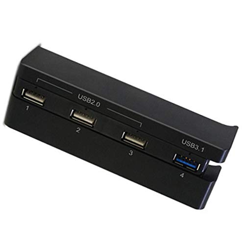 Nicoone USB Hub 4- Port USB 2. 0 3. 1 Hub Adapter for PS4 Slim Gaming Console Laptop Hub