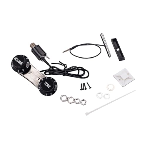 FUNOMOCYA 1Set Violin Transducer Piezo Pickup for Electric Violins Easy to Assemble Durable Violin Accessories for Professional Sound Replacement for Classic Style Instruments