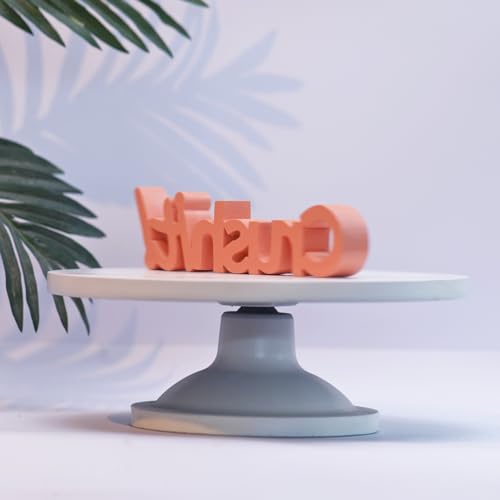 Image of NUKKAD TALES Alphabet Crush It Peach Aesthetic Table Decor - Ideal For Home Study Desk Or Office Table. Quirky Room Decoration Showpiece, Perfect For Birthdays And Corporate Gifting,22.9 cm
