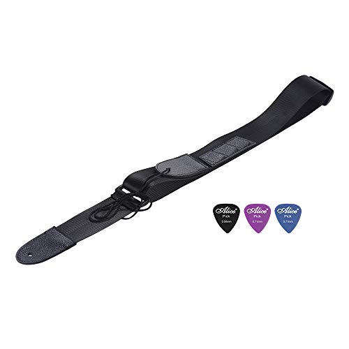 Sangle de Guitare, Courroie de Guitare en Coton avec 3 Porte-médiators + 3 Médiators (Couleurs Aléatoires), 94-141 cm… - Les Beatles, Paul McCartney, John Lennon, RIngo Starr, George Harrison Sangle de Guitare, Courroie de Guitare en Coton avec 3 Porte-médiators + 3 Médiators (Couleurs Aléatoires), 94-141 cm… – Image 3