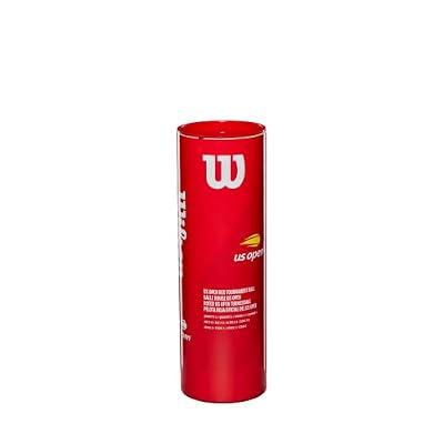 WILSON US Open Tournament Tennis Ball, Red