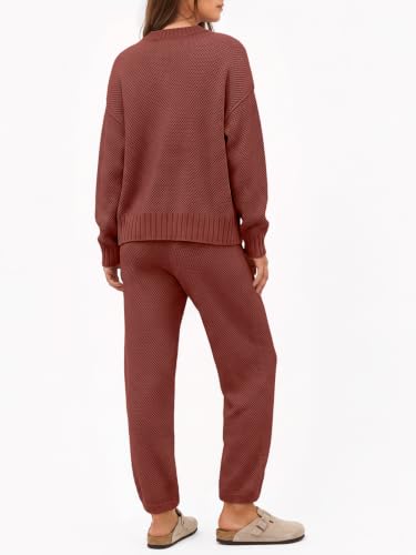 Image of LILLUSORY Women 2 Piece Sweater Matching Lounge Sets 2026 Fall Outfit