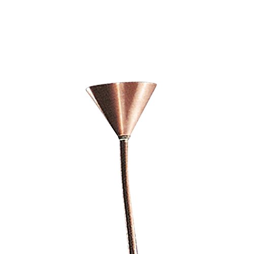  Papiro LED lampada a stelo Design kupfer/glänzend/H220cm/Ø15,5cm/3000K/1600lm/mit Di
