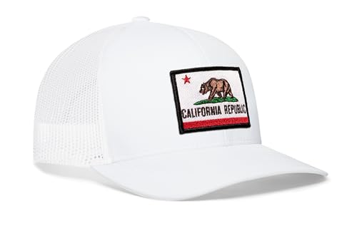 Image of HAKA State Flag Series Trucker Hat for Men & Women, Adjustable Baseball Hat, Golf Hat Snapback