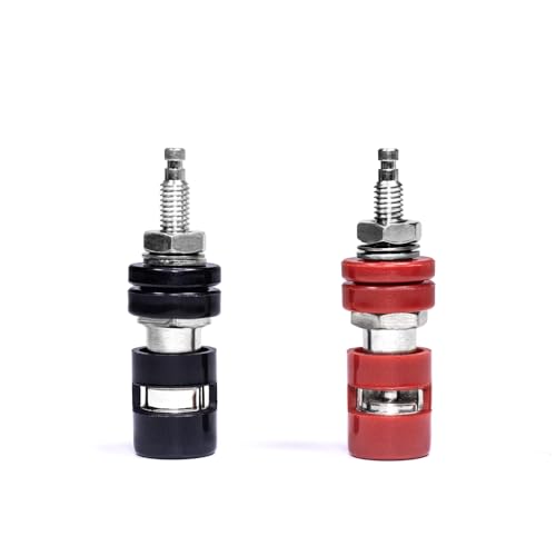 Conector binding post con tapa y aro impermeable, 2 unidades miniatura 1